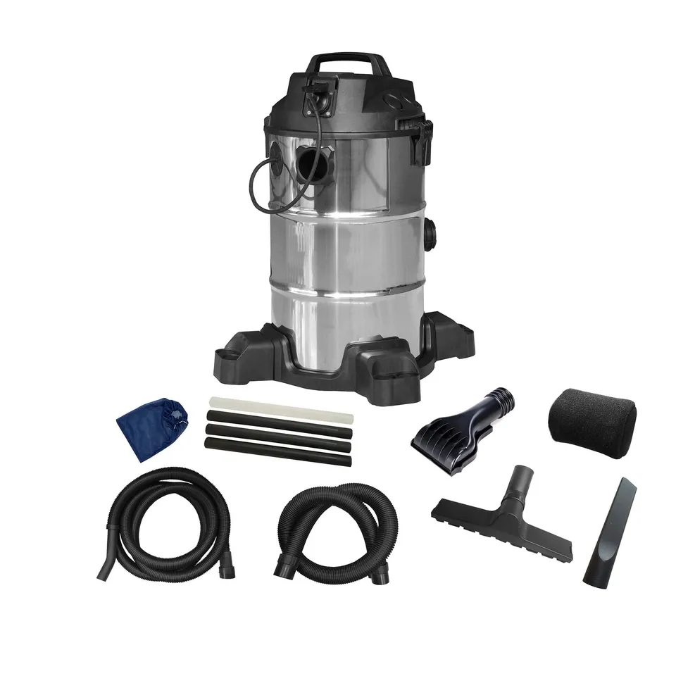heissner-teichschlammsauger-f638p-00-non-stop-edelstahl-1400-watt-mit-zubeh-r image 1