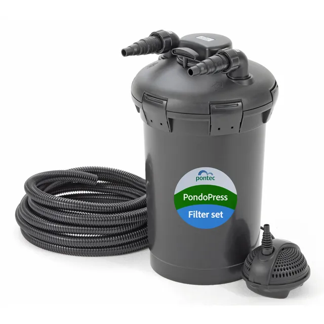 pontec-pondopress-set-5000-druckfilterset-1500-l-h-pumpe-7-watt-uvc-f-r-5-000-li image 1