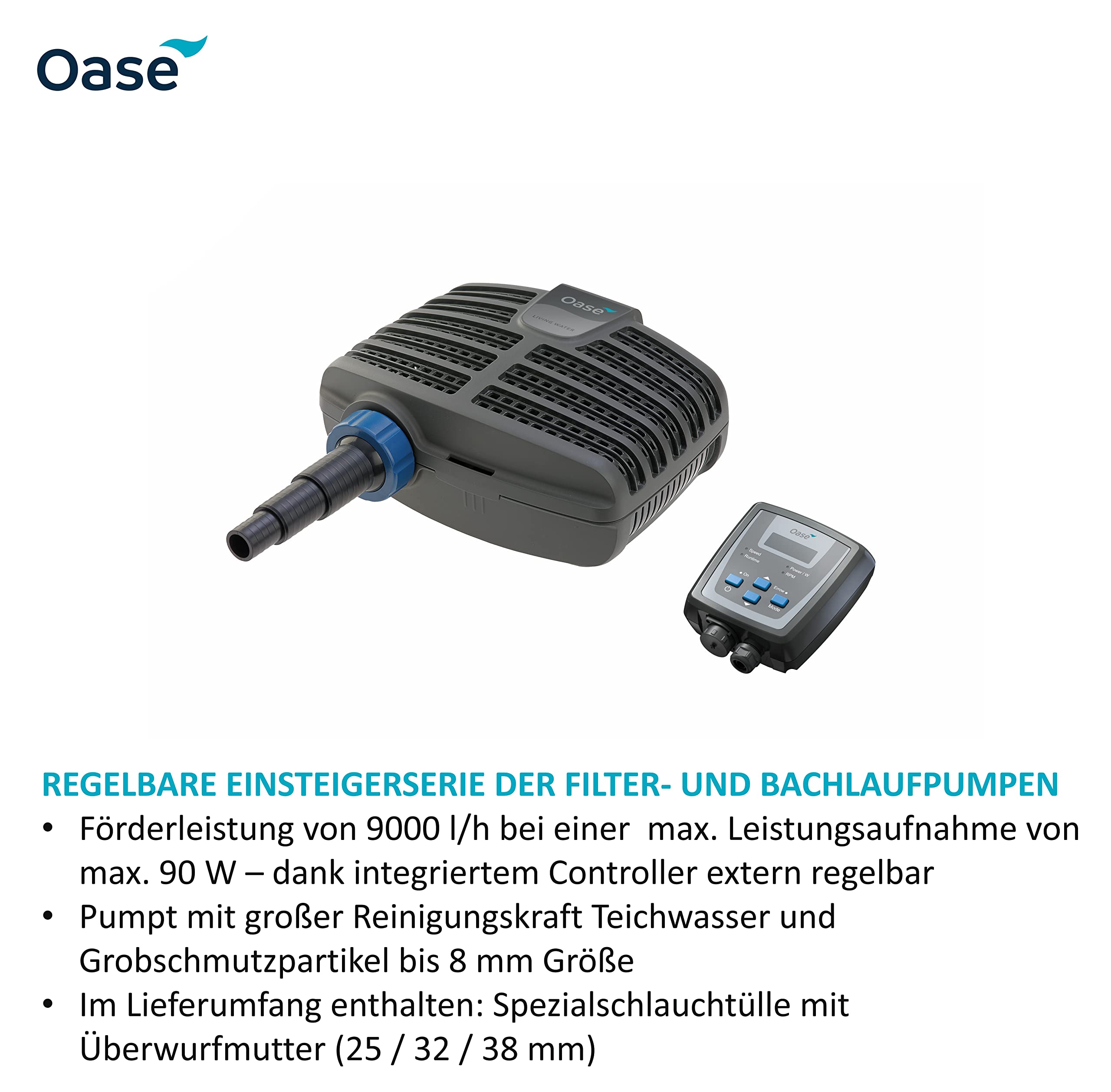 oase-aquamax-eco-classic-9000-c-filter-und-bachlaufpumpe-8800-l-h image 2