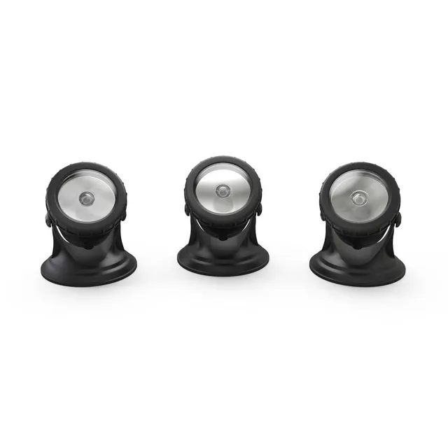 pontec-90328-pondostar-led-warm-set-3-3x-1w-teich-und-gartenscheinwerfer-warmwei image 1