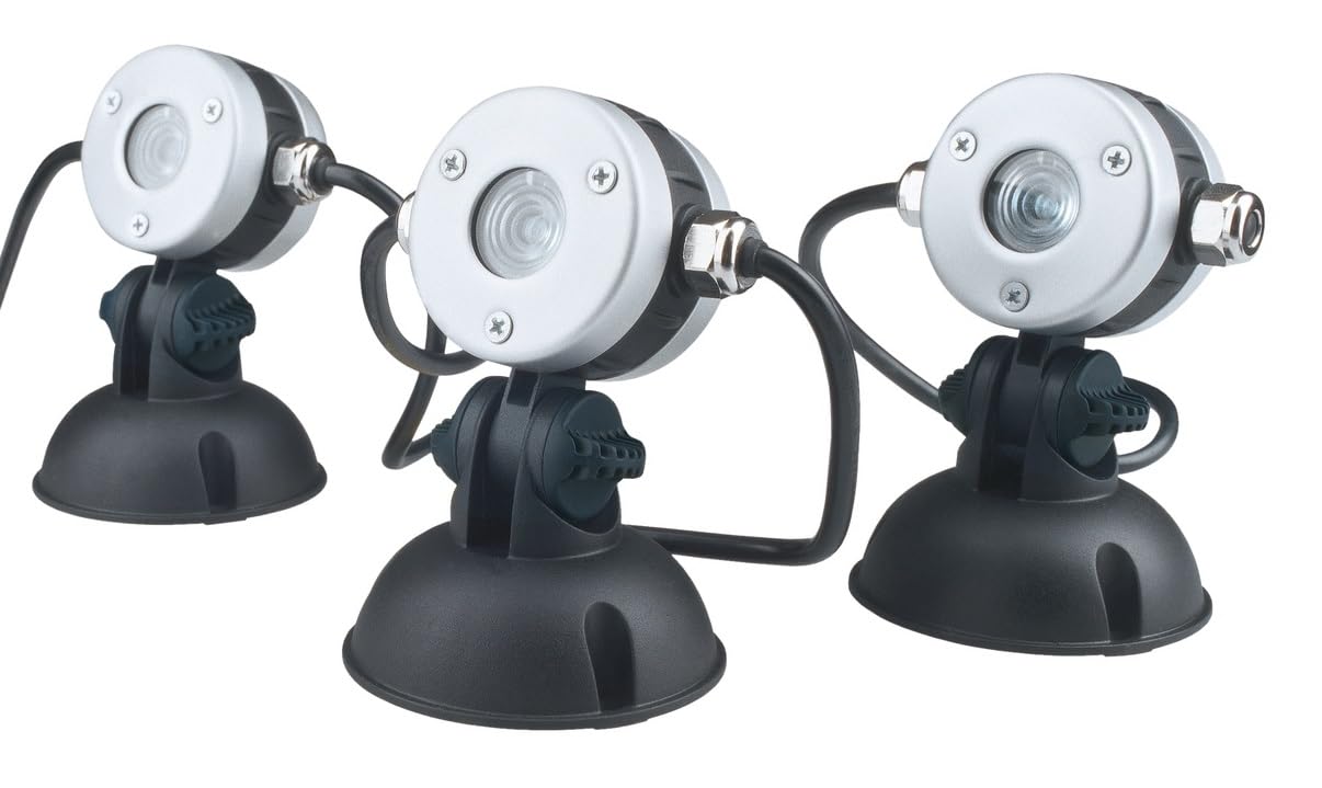 oase-lunaqua-mini-led-warm-50513-3er-set-unterwasser-und-gartenstrahler-warmwei image 1