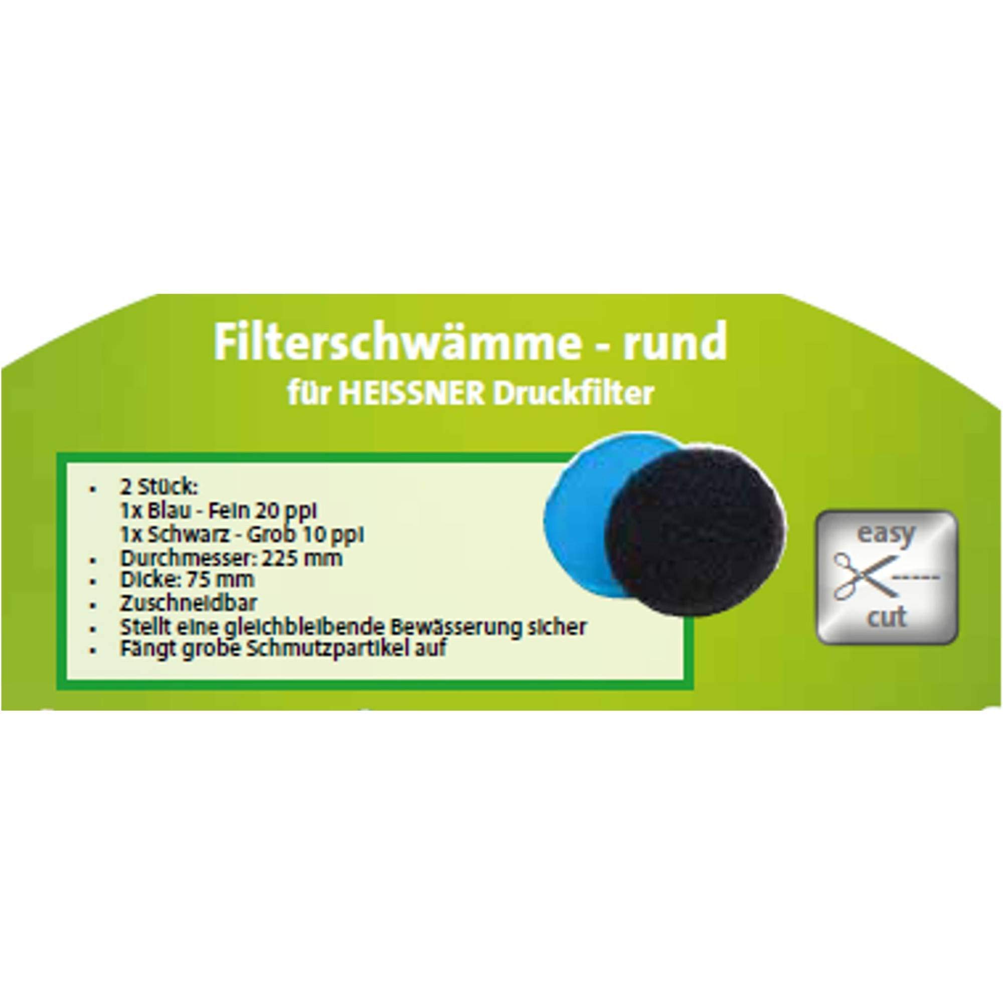 heissner-filterschwamm-rund-225-mm-2er-pack-blau-schwarz image 3