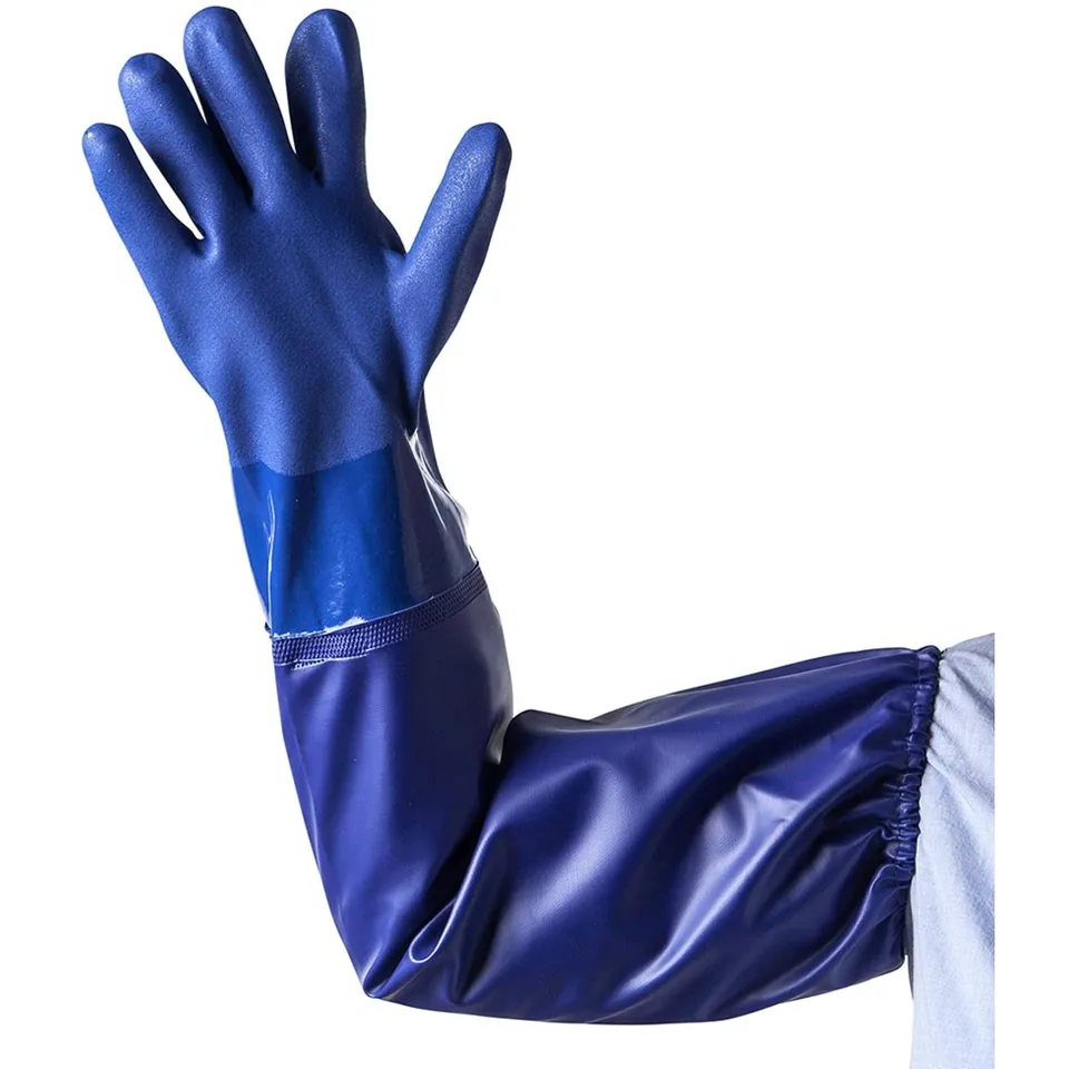 heissner-teichhandschuhe-langarm-gr-e-7-5-s-m-68-cm-pvc-schutzhandschuhe image 1