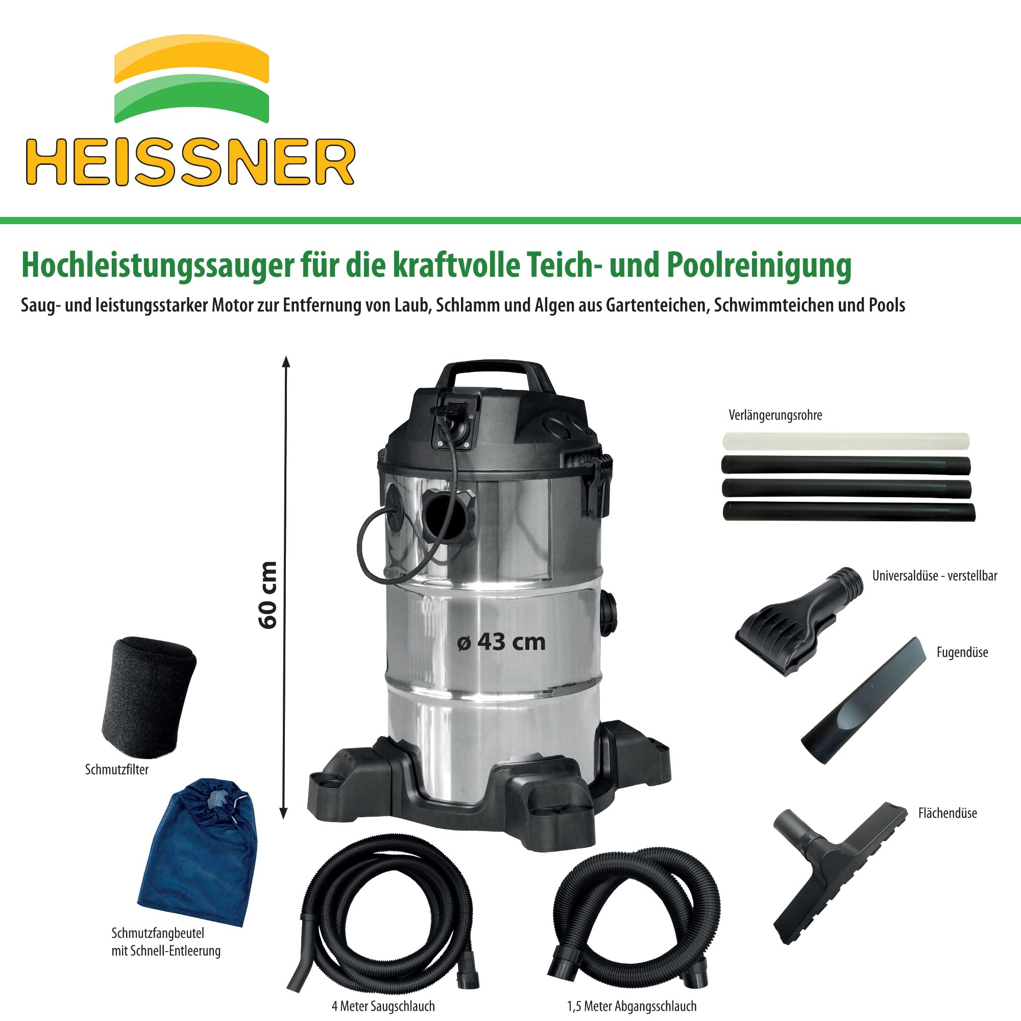 heissner-teichschlammsauger-f638p-00-non-stop-edelstahl-1400-watt-mit-zubeh-r image 7