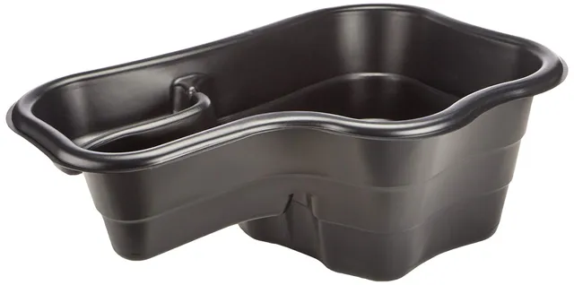oase-36790-teichschale-pe-150-150-liter-fertigteich-120-x-80-x-45-cm-schwarz image 1
