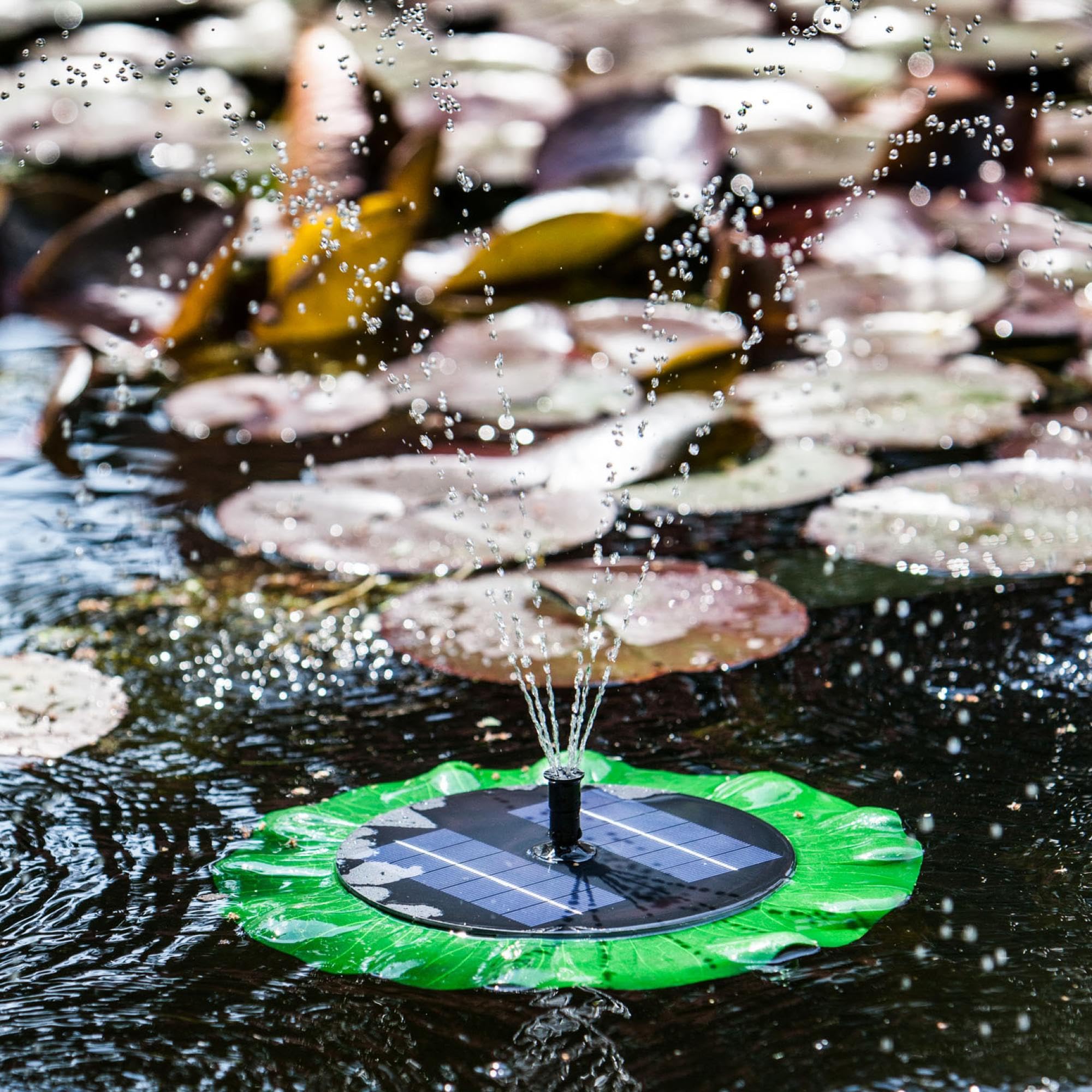 heissner-solar-insel-wasserspielpumpenset-spf-150-seerosenblatt-150-l-h image 2