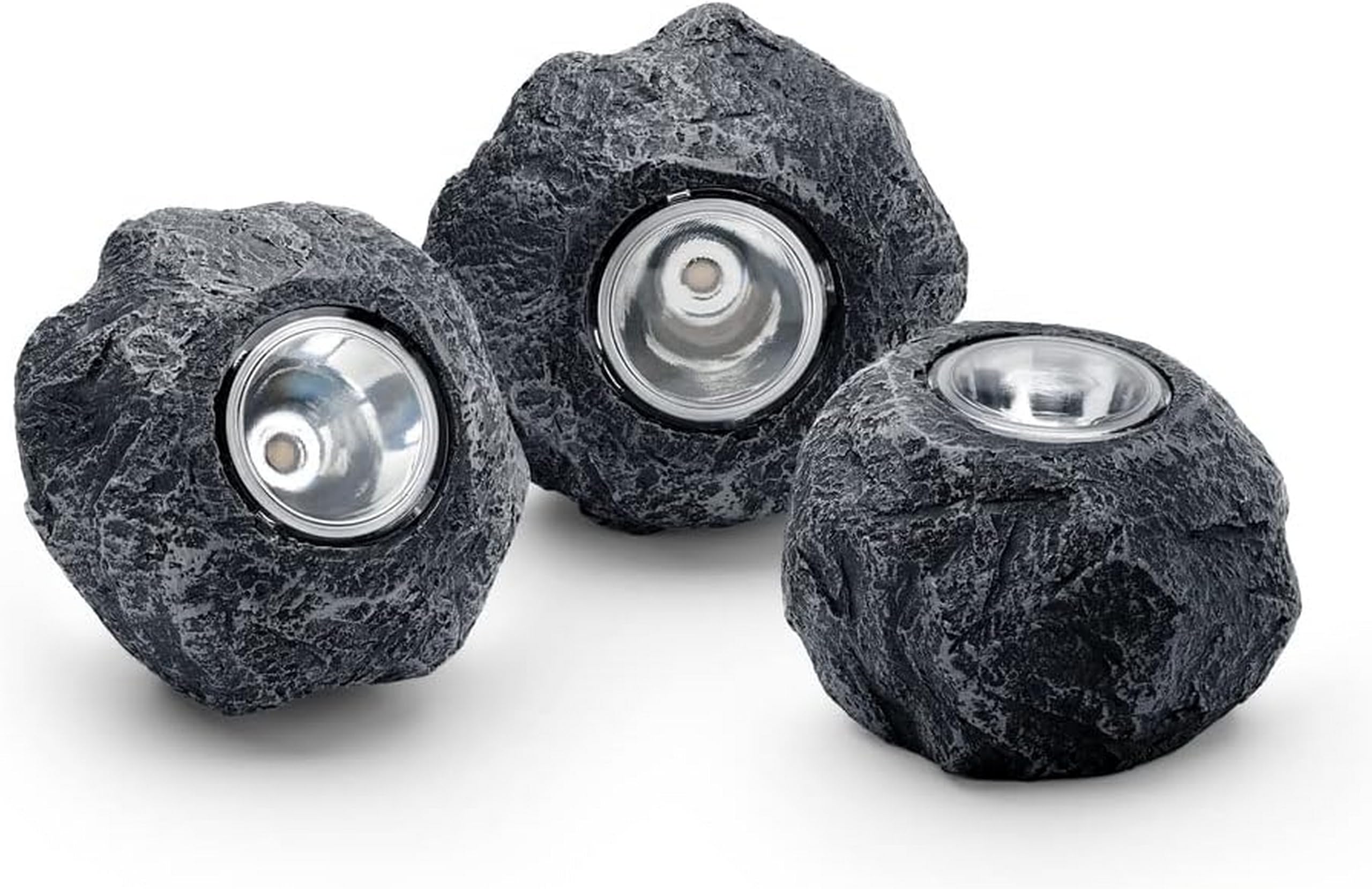 pontec-pondostar-led-rocklight-set-3-felsleuchten-schieferoptik image 2