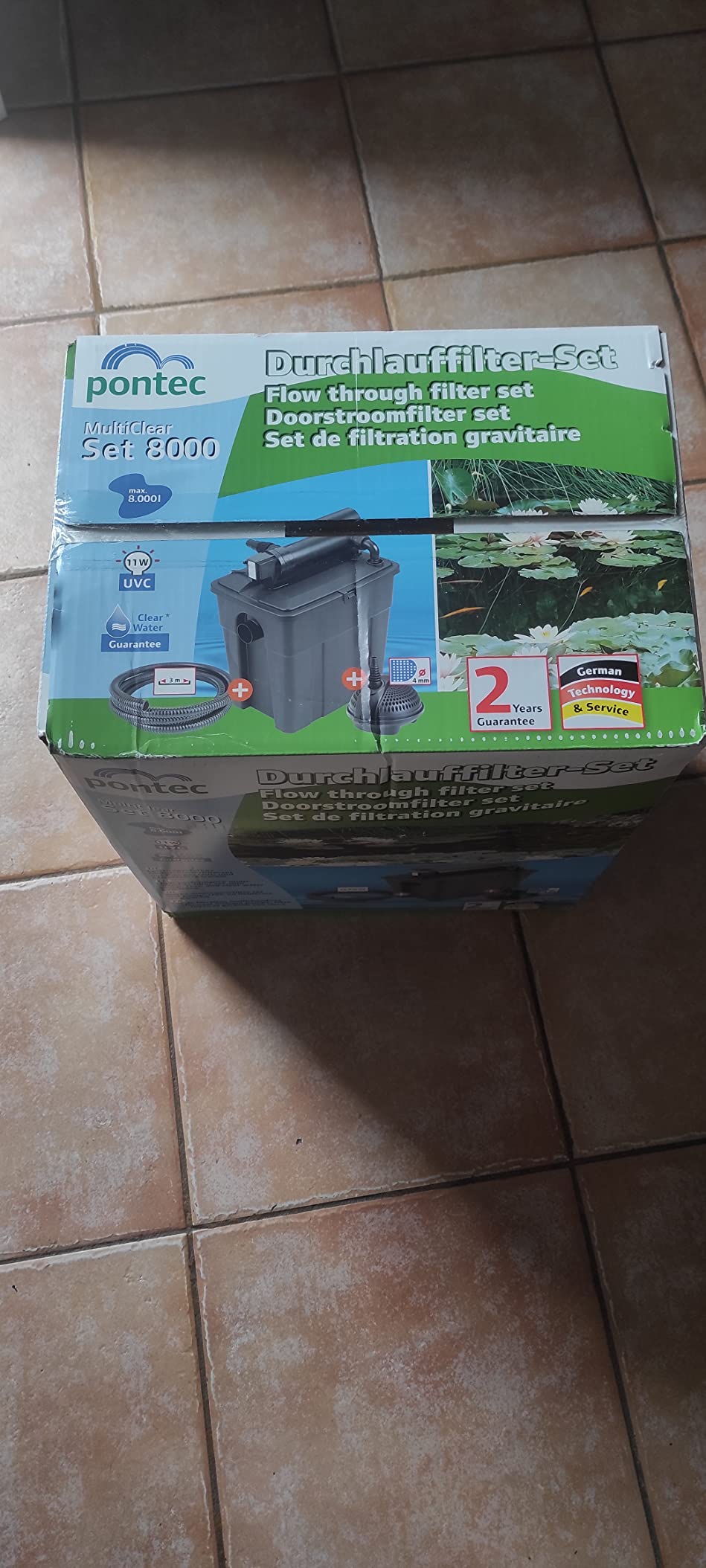 Grünes Wasser in 10 Tagen weg