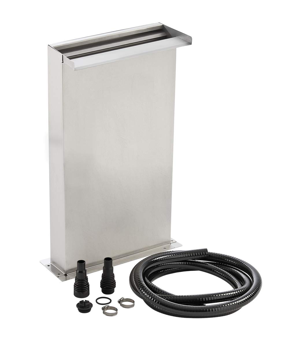 oase-70774-waterfall-kit-30-edelstahl-wasserfall-30-cm-mit-unterbau image 1
