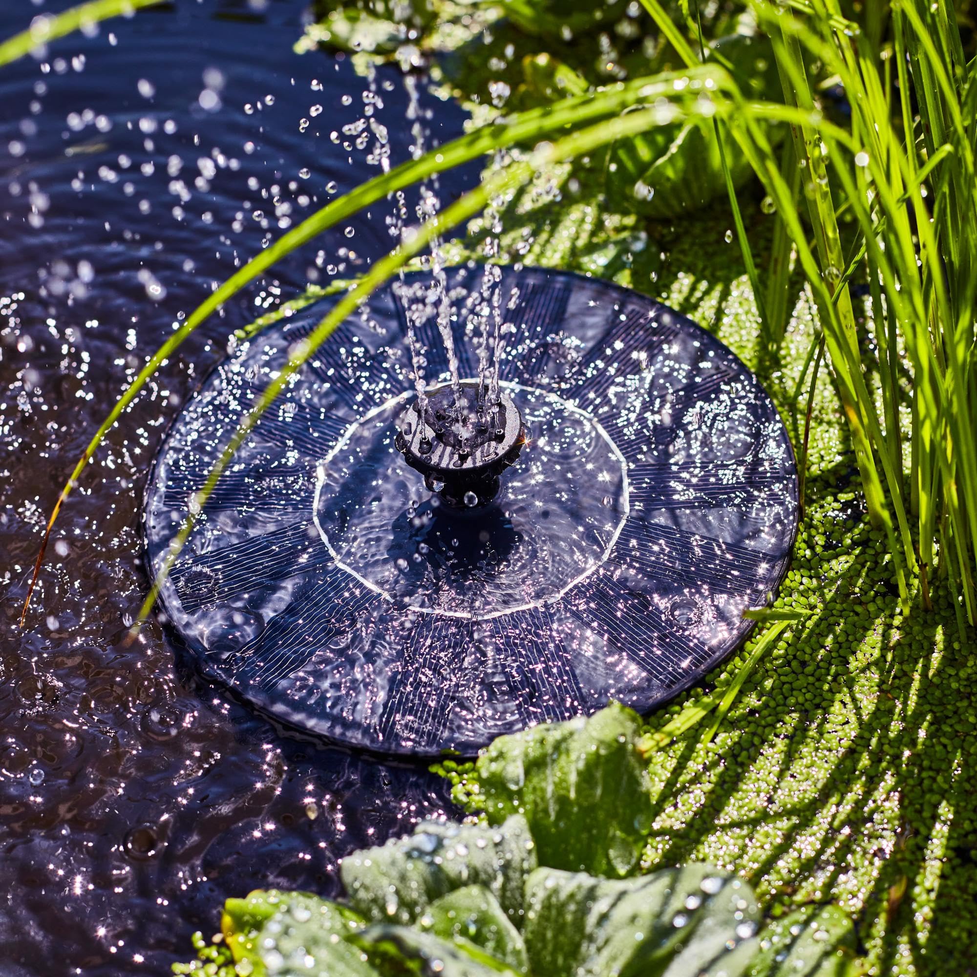 heissner-lotusgarden-solar-wassergarten-miniteich-58-x-58-x-18-cm-in-grau image 5