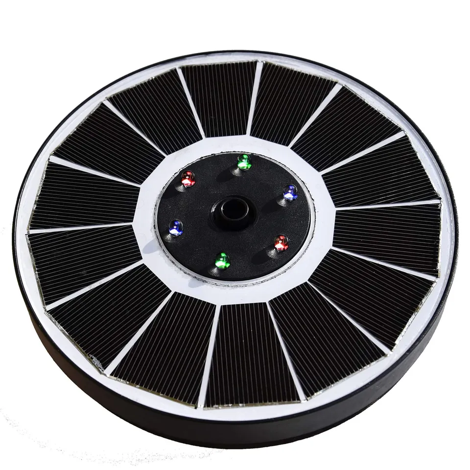 heissner-solar-insel-teichpumpen-set-ca-150-l-h-mit-led image 1