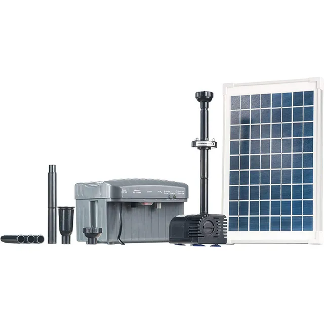heissner-solar-teichpumpen-set-750-l-h-mit-led-und-akku image 1