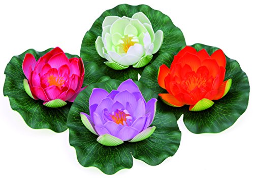 pontec-pondolily-schwimmende-seerose-17-cm-kunststoff-deko-f-r-gartenteich image 6