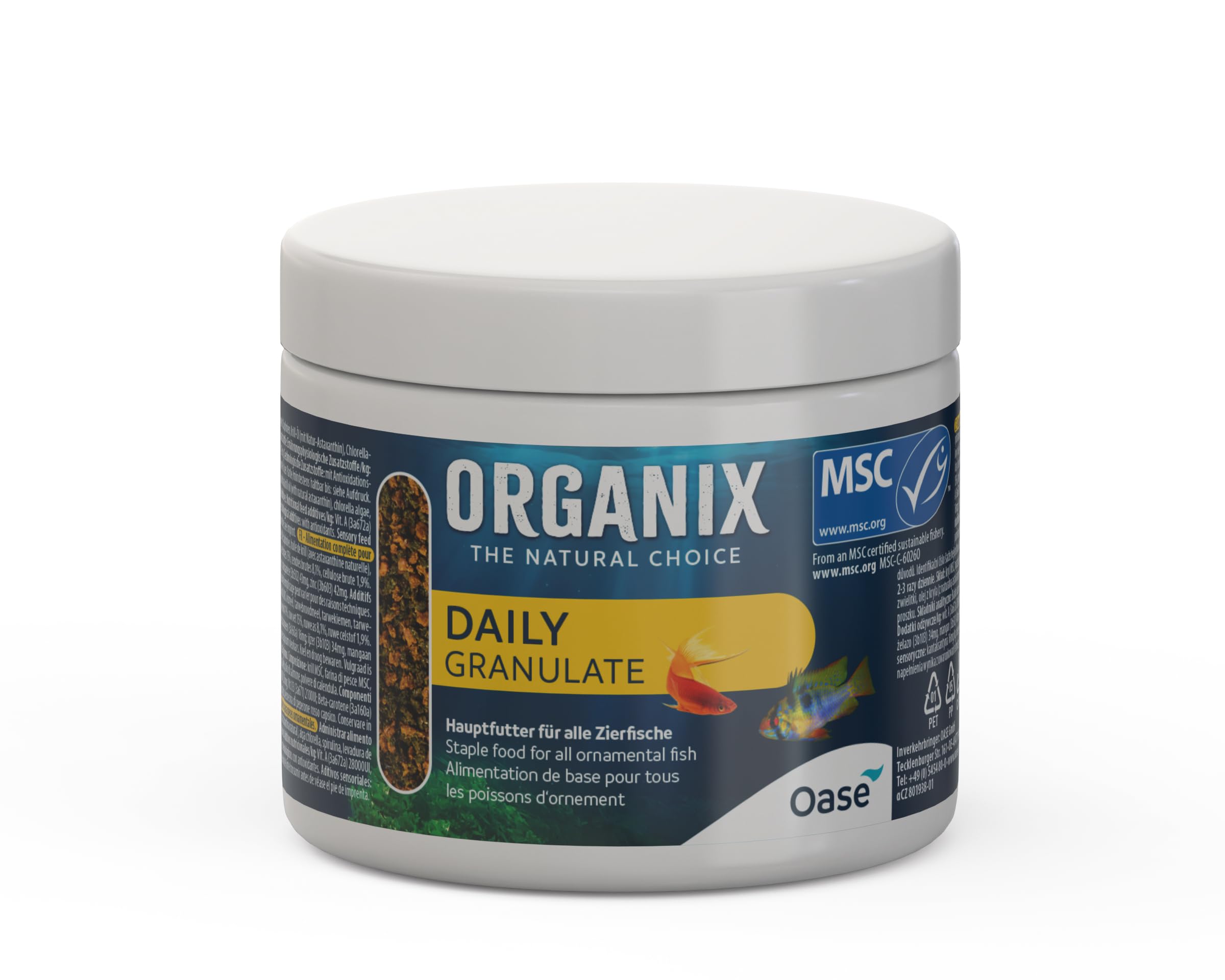 oase-organix-daily-granulate-175-ml-hauptfutter-f-r-aquarienfische image 1