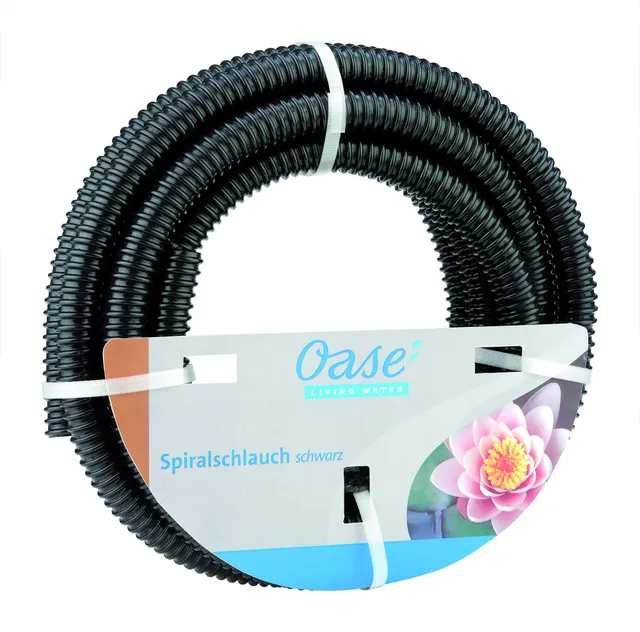 oase-spiralschlauch-schwarz-1-1-4-5-m-pvc-teichschlauch image 1