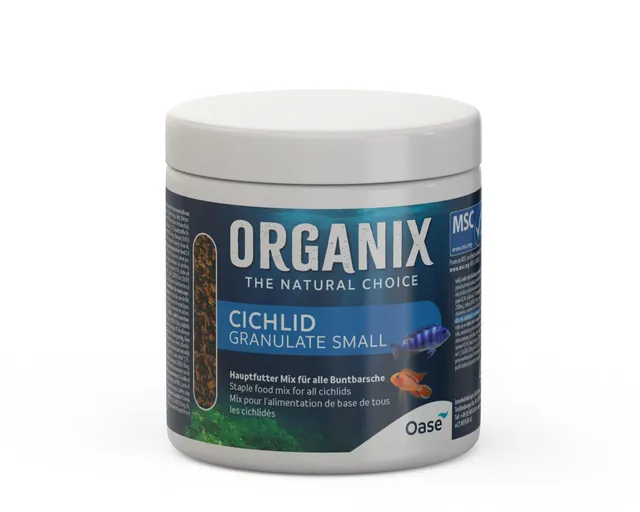 oase-organix-cichlid-granulate-s-250-ml-buntbarsch-futter image 1
