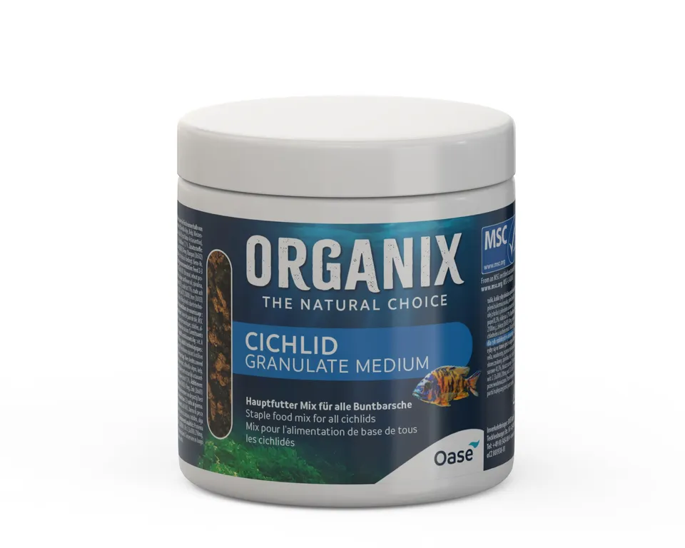 oase-organix-cichlid-granulate-m-250-ml-barschfutter-3-7-mm-f-r-barsche-ab-6-cm image 1