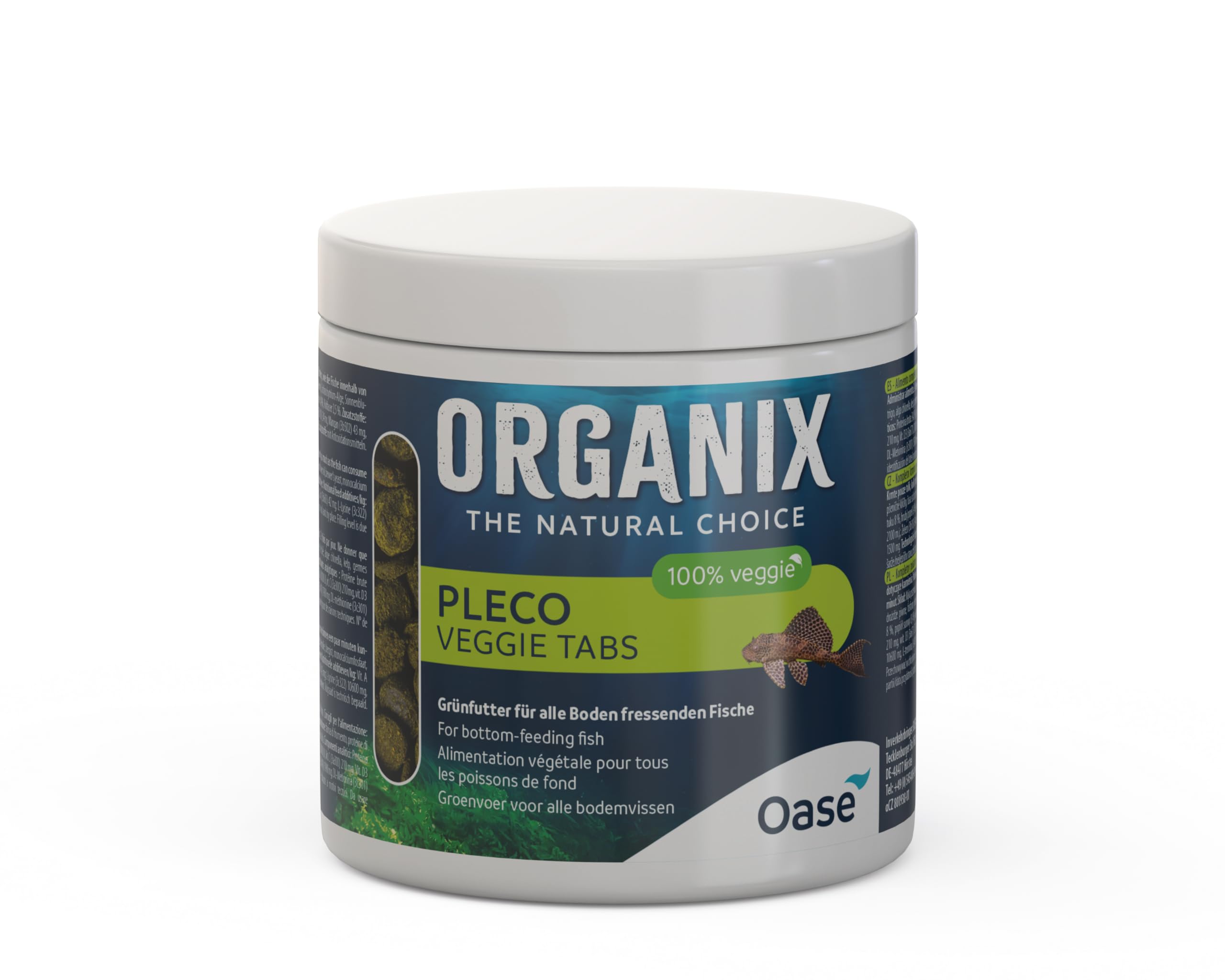 oase-organix-pleco-veggie-tabs-500-ml-gr-nfutter-tabs-f-r-bodenfresser image 1