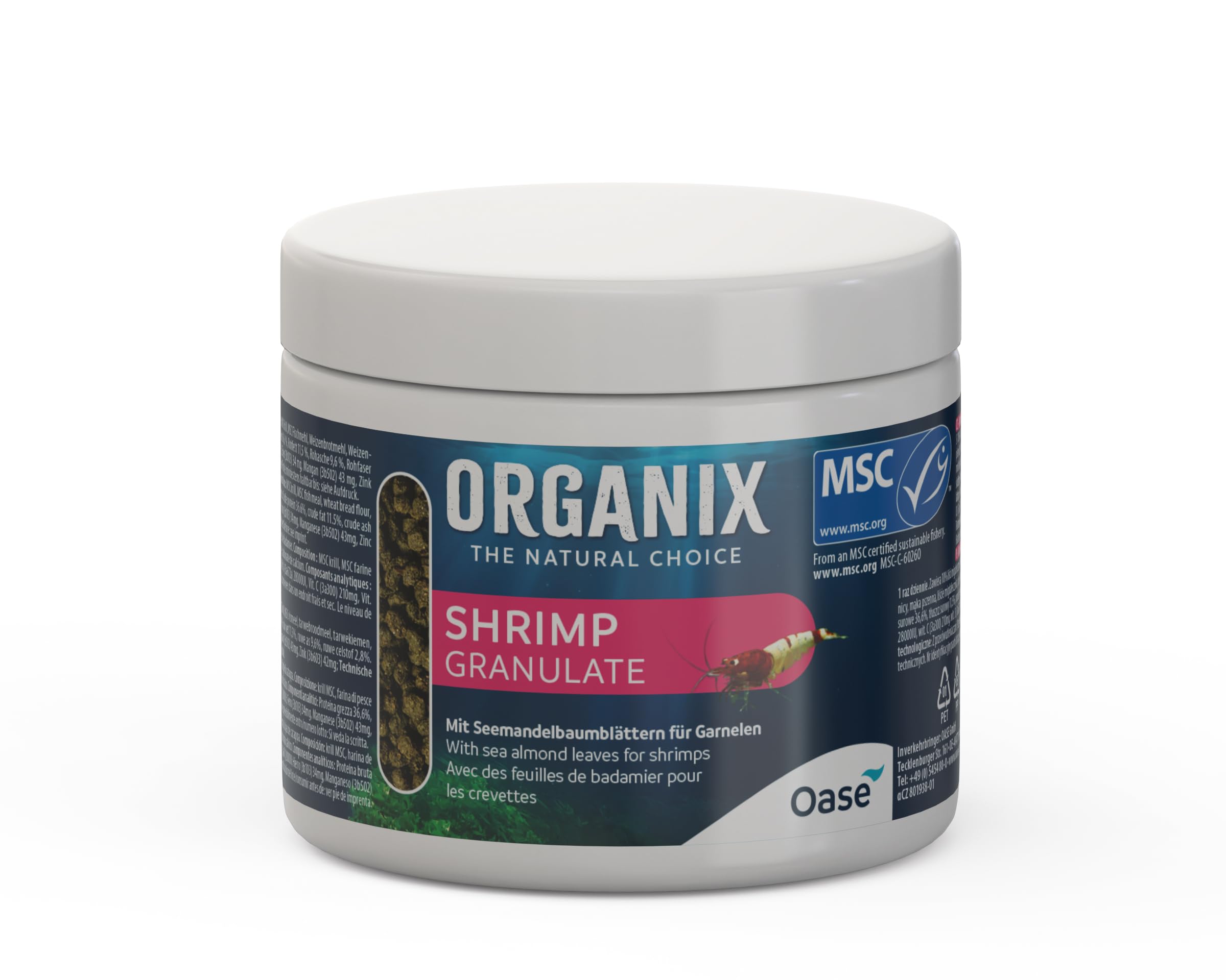 oase-organix-shrimp-granulate-175-ml-hauptfutter-f-r-garnelen image 1