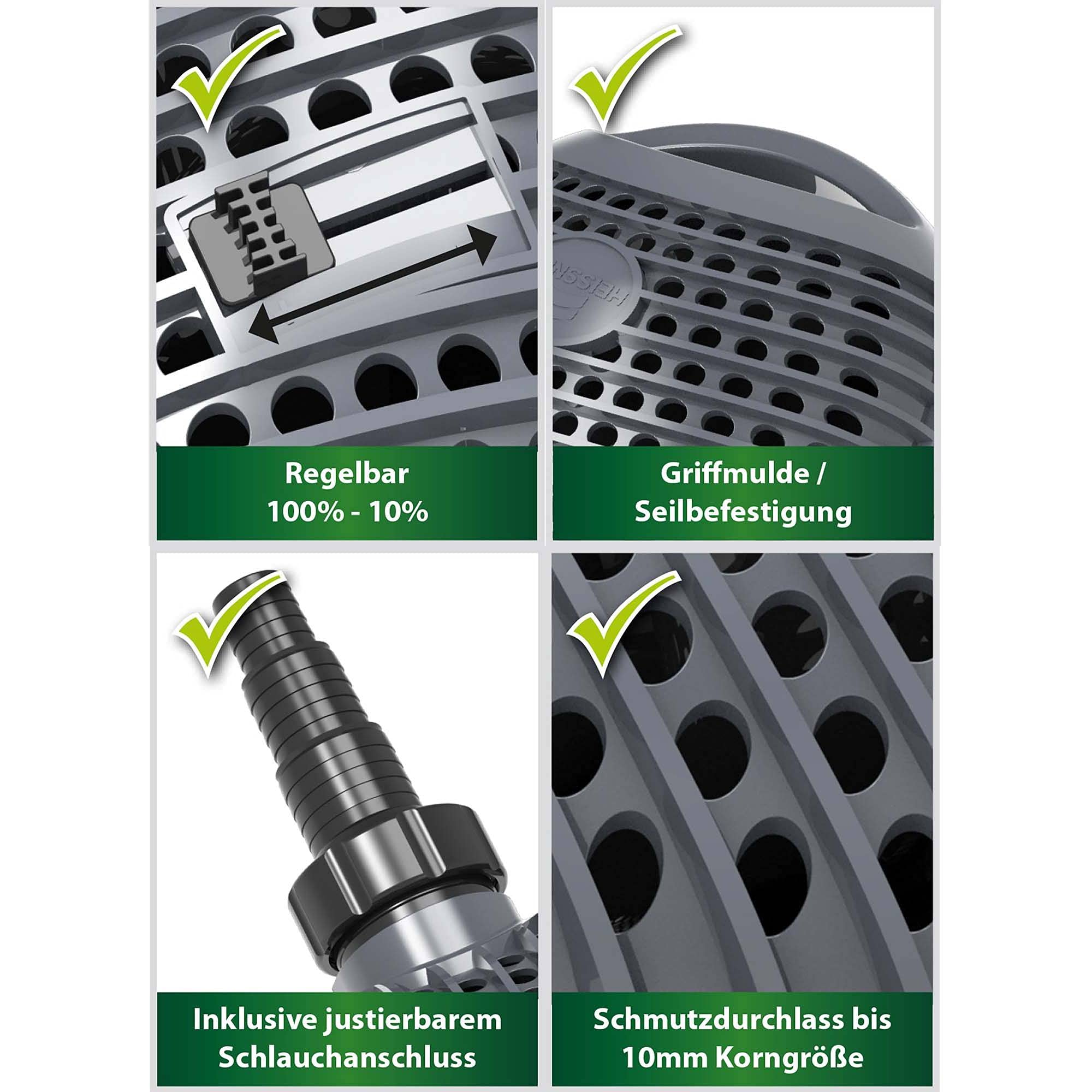 heissner-aqua-craft-eco-filter-bachlaufpumpe-10000-l-h-95w-regelbar image 2