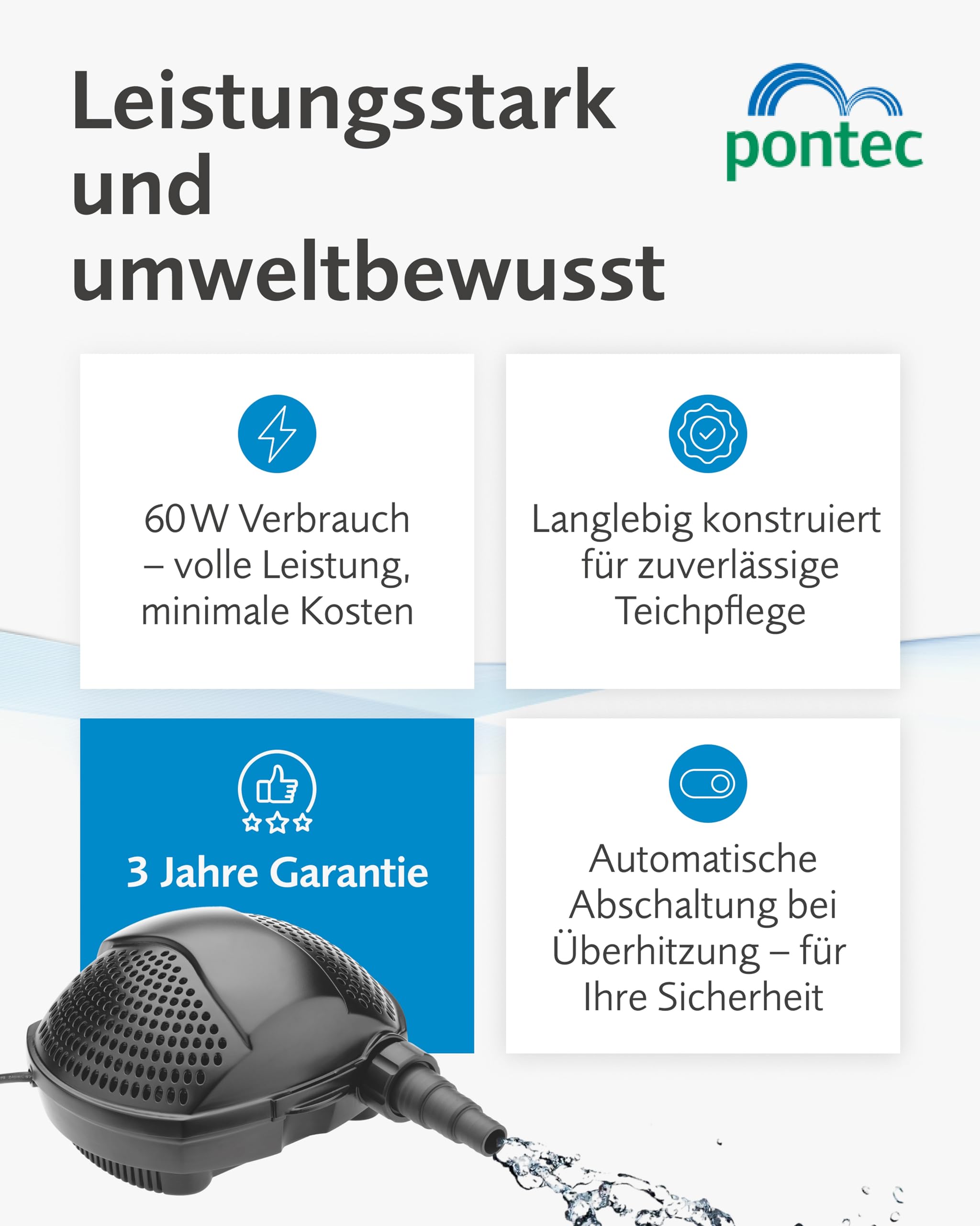 pontec-pondomax-eco-5000-filterpumpe-50855-f-r-teich-und-bachlauf image 2