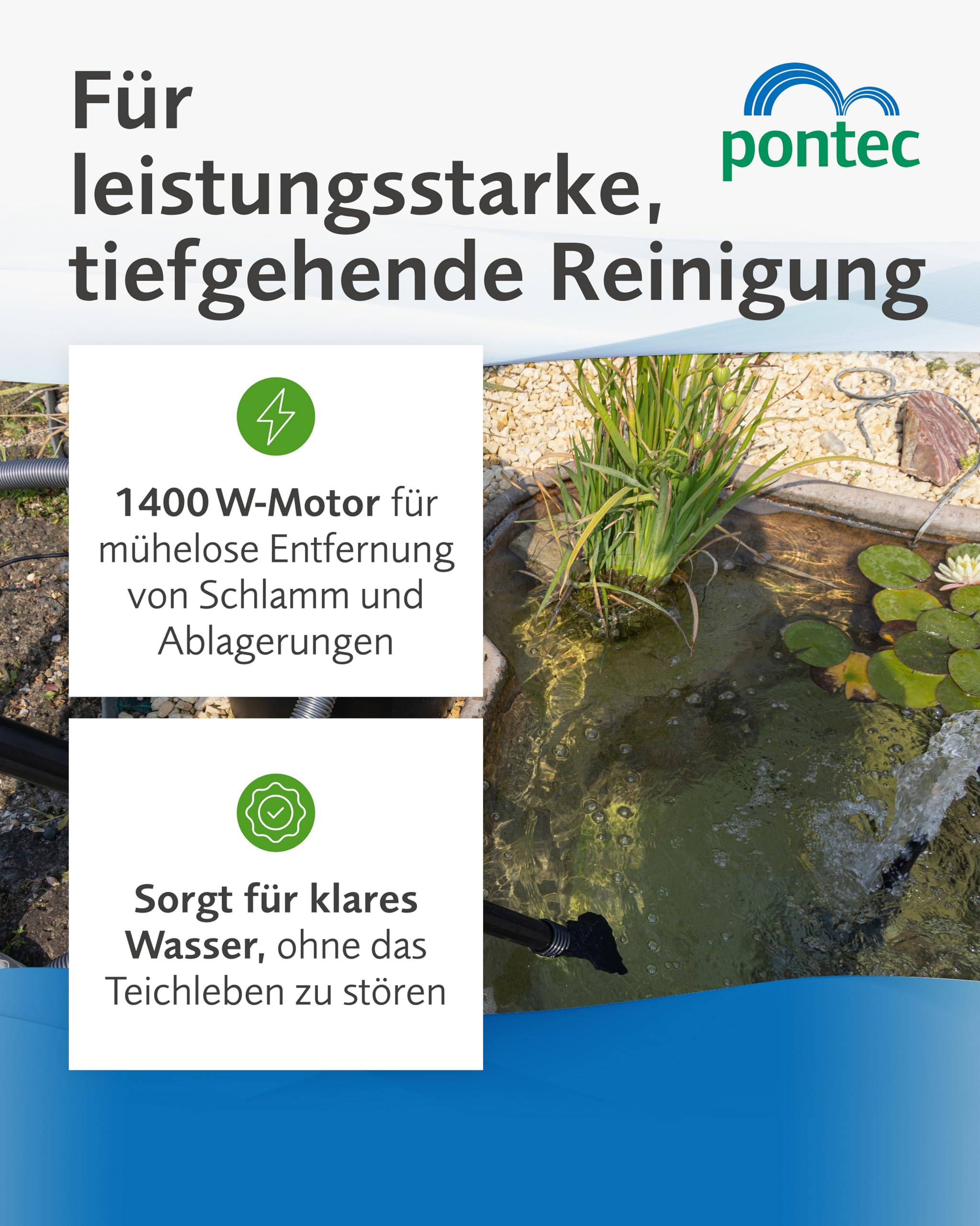 pontec-pondomatic-teichschlammsauger-1400-w-mit-30-l-tank image 5