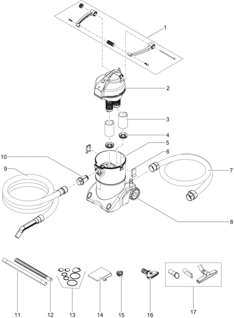 oase-pondovac-3-teichschlammsauger-1600-w-4000-l-h-mit-zwei-kammer-system image 3