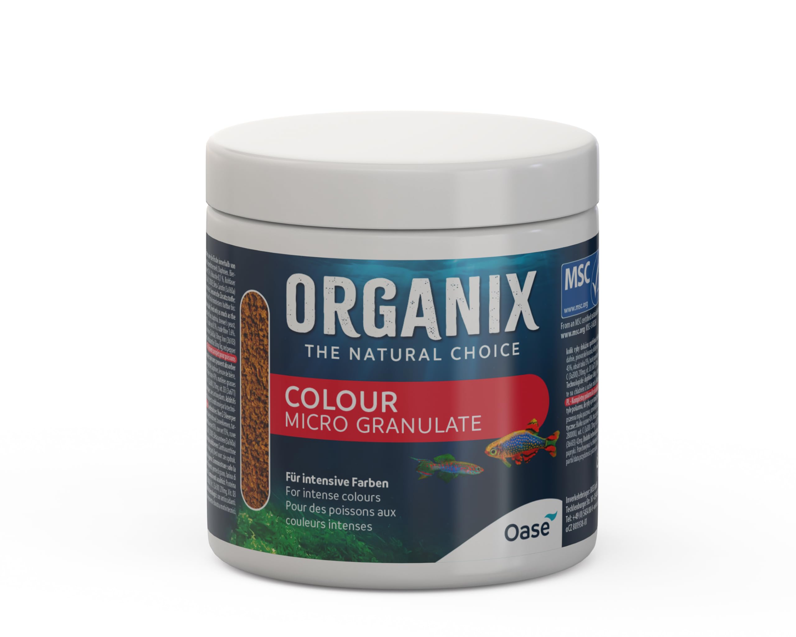 oase-organix-micro-colour-granulate-fischfutter-175-ml-rot image 2