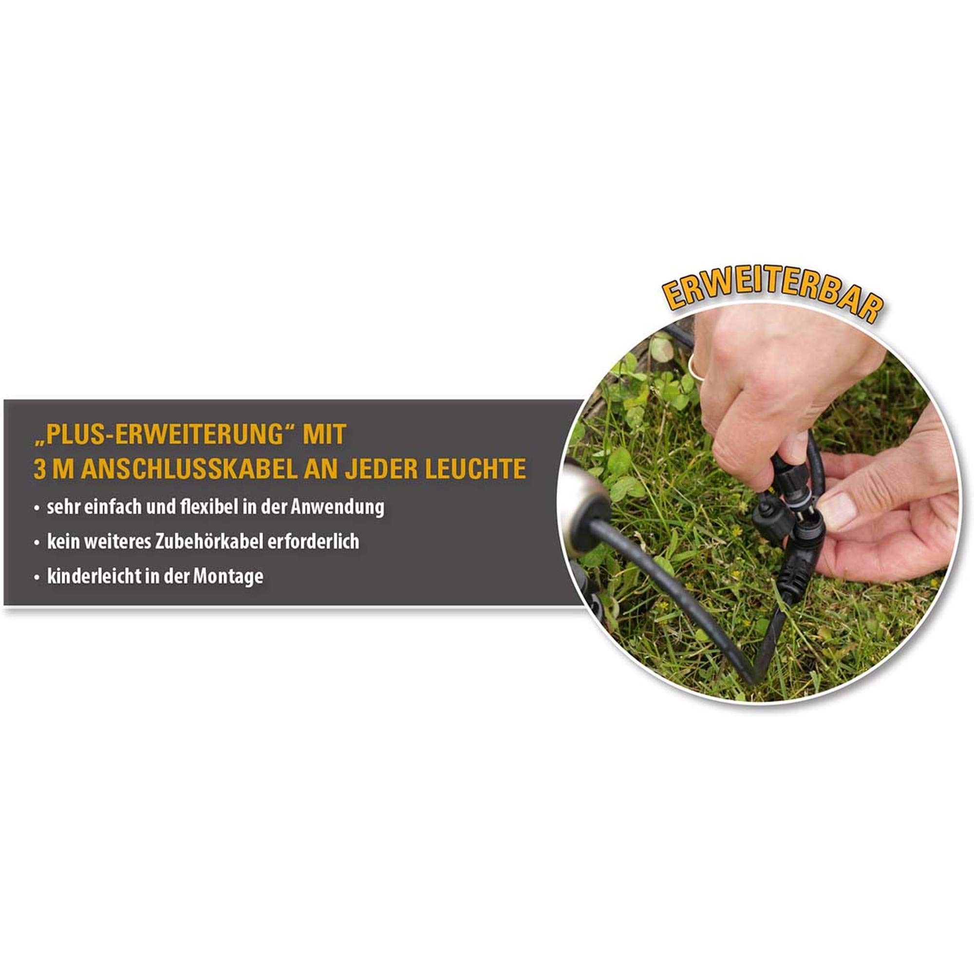 heissner-l411-00-led-smart-light-spot-1-watt-schwarz-teich-und-gartenstrahler image 5