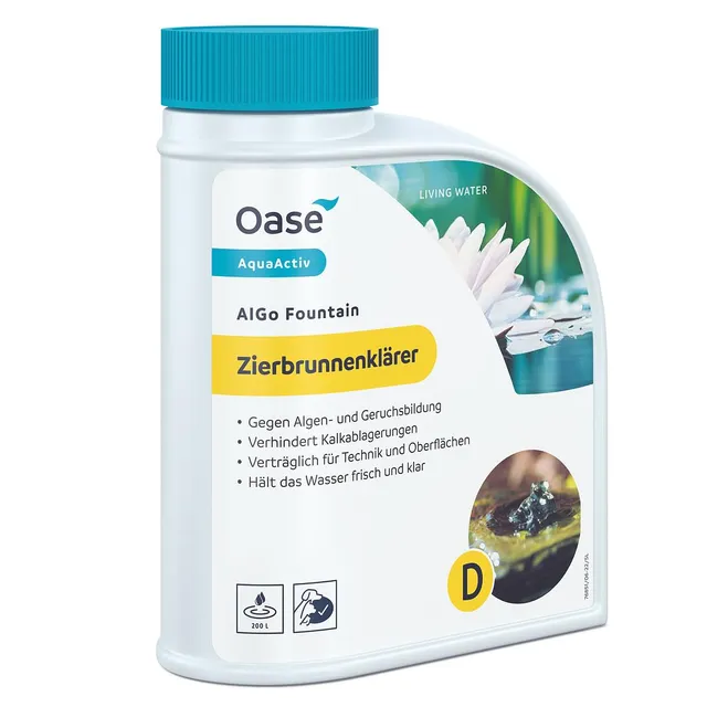 oase-aquaactiv-algo-fountain-500-ml-brunnenkl-rer-gegen-algen-und-kalk image 1