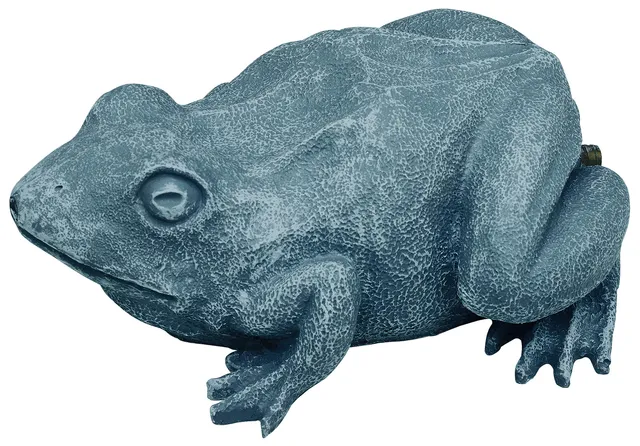 oase-wasserspeier-frosch-teichfigur-anthrazit-25-x-19-x-10-cm-aus-polyresin image 1