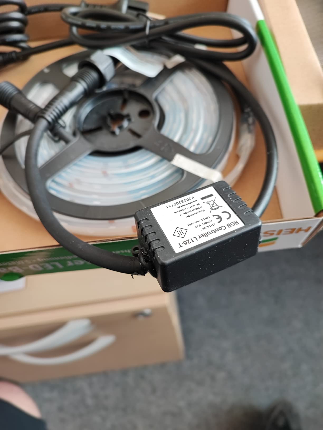 Schönes Licht, Verkabelung etwas knifflig