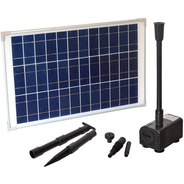 heissner-solar-teichpumpen-set-sp1000-00-1000-l-h-hybrid image 1