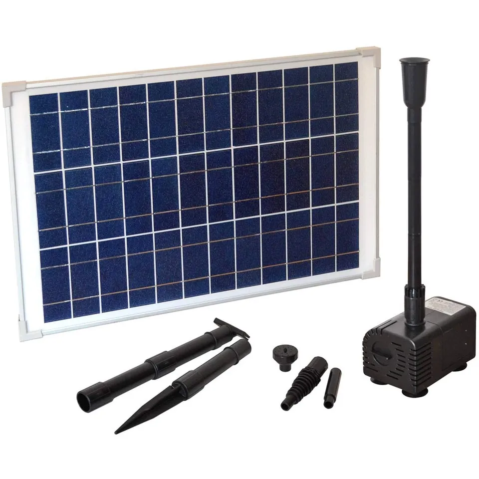 heissner-solar-teichpumpen-set-sp1000-00-1000-l-h-hybrid image 1