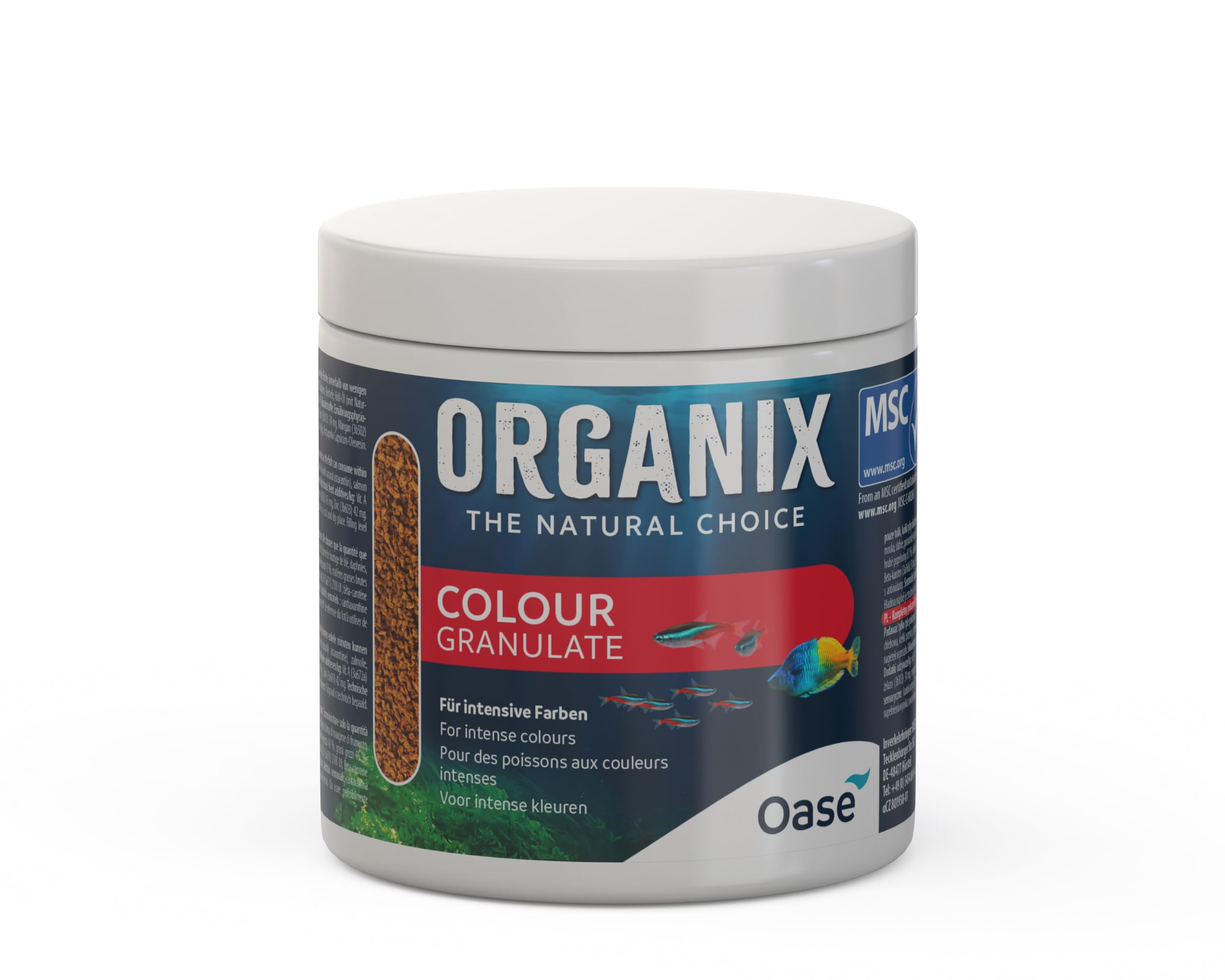 oase-organix-colour-granulate-175-ml-msc-fischfutter-granulat-f-r-farbenpracht image 3