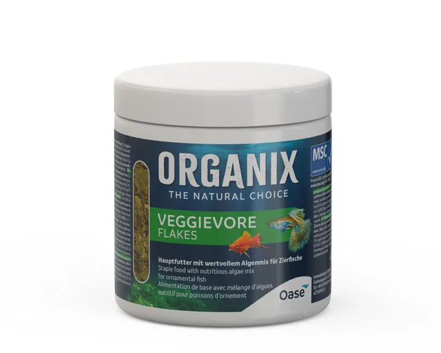 oase-organix-veggievore-flakes-250-ml-flocken-hauptfutter-f-r-pflanzenfressende- image 1