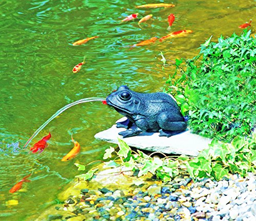 heissner-frosch-wasserspeier-bronze-teichfigur-15-x-23-x-12-cm-aus-polyresin image 5