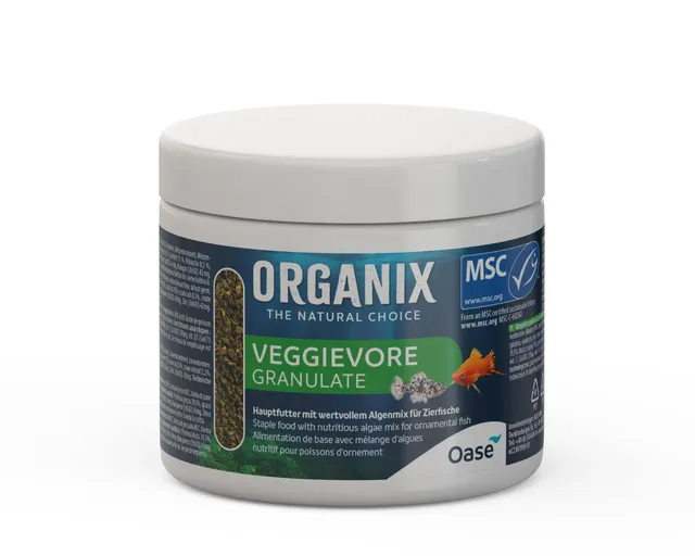oase-organix-veggievore-granulate-175-ml-hauptfutter-f-r-pflanzenfressende-zierf image 1