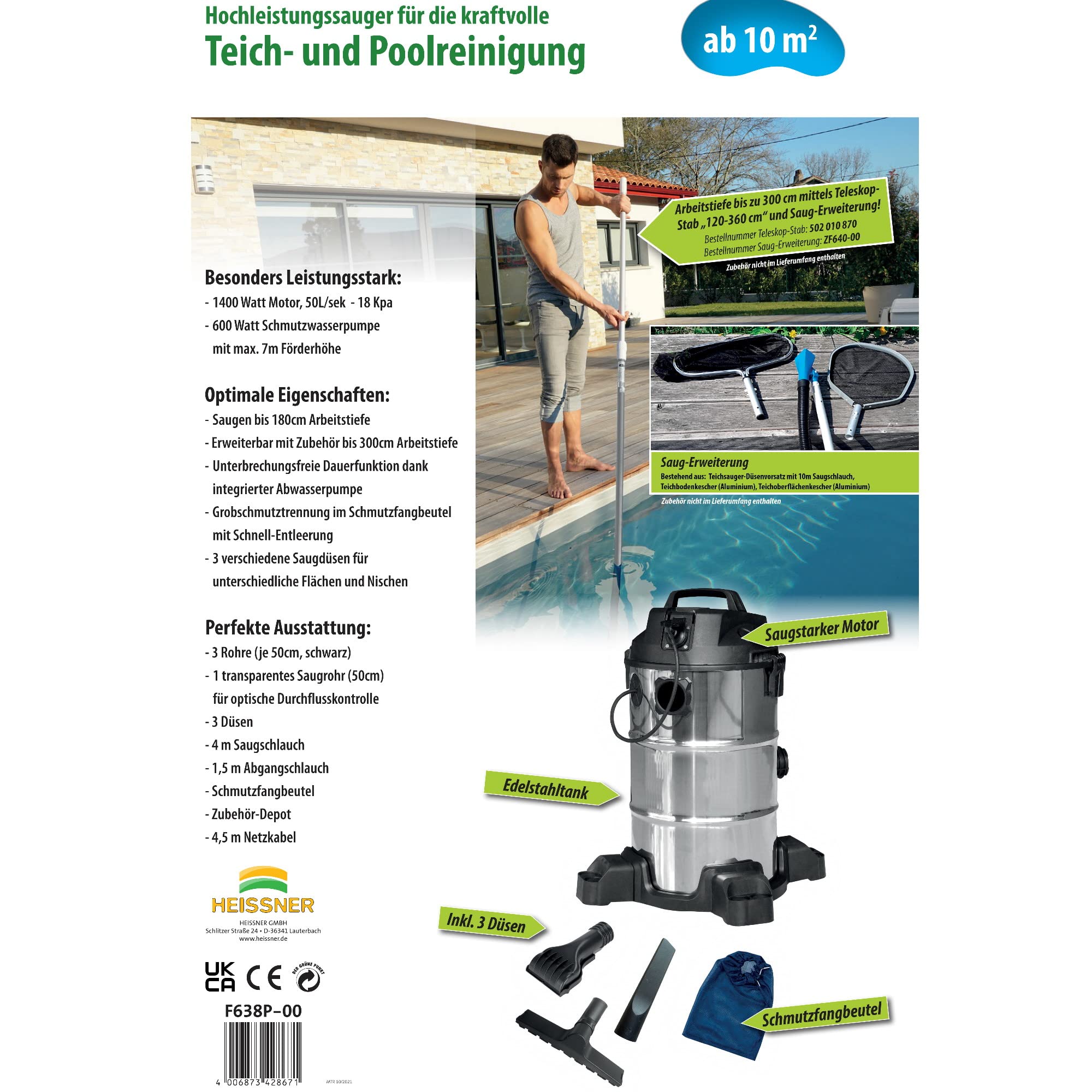heissner-teichschlammsauger-f638p-00-non-stop-edelstahl-1400-watt-mit-zubeh-r image 6