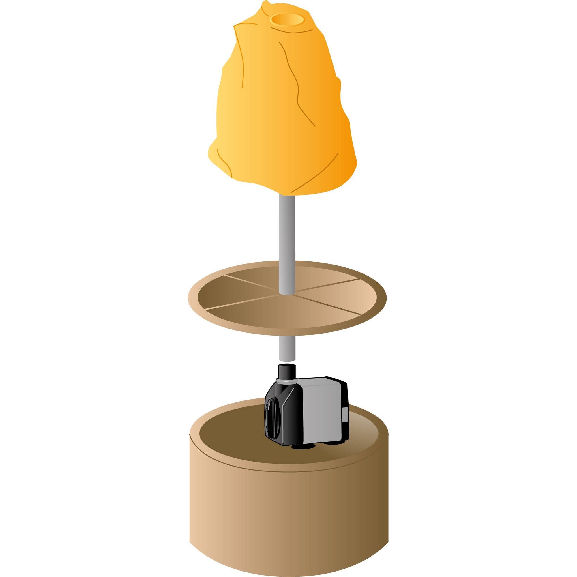 heissner-p300-i-zimmerbrunnenpumpe-300-l-h-indoor-ersatzpumpe-5-watt image 2