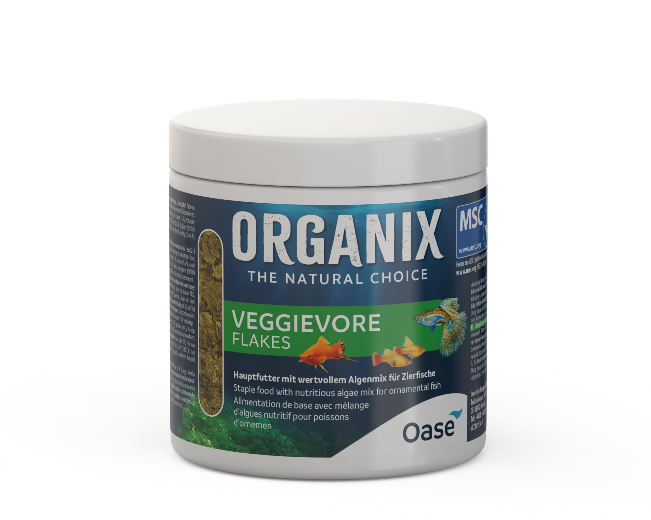 oase-organix-veggievore-flakes-250-ml-flocken-hauptfutter-f-r-pflanzenfressende- image 3
