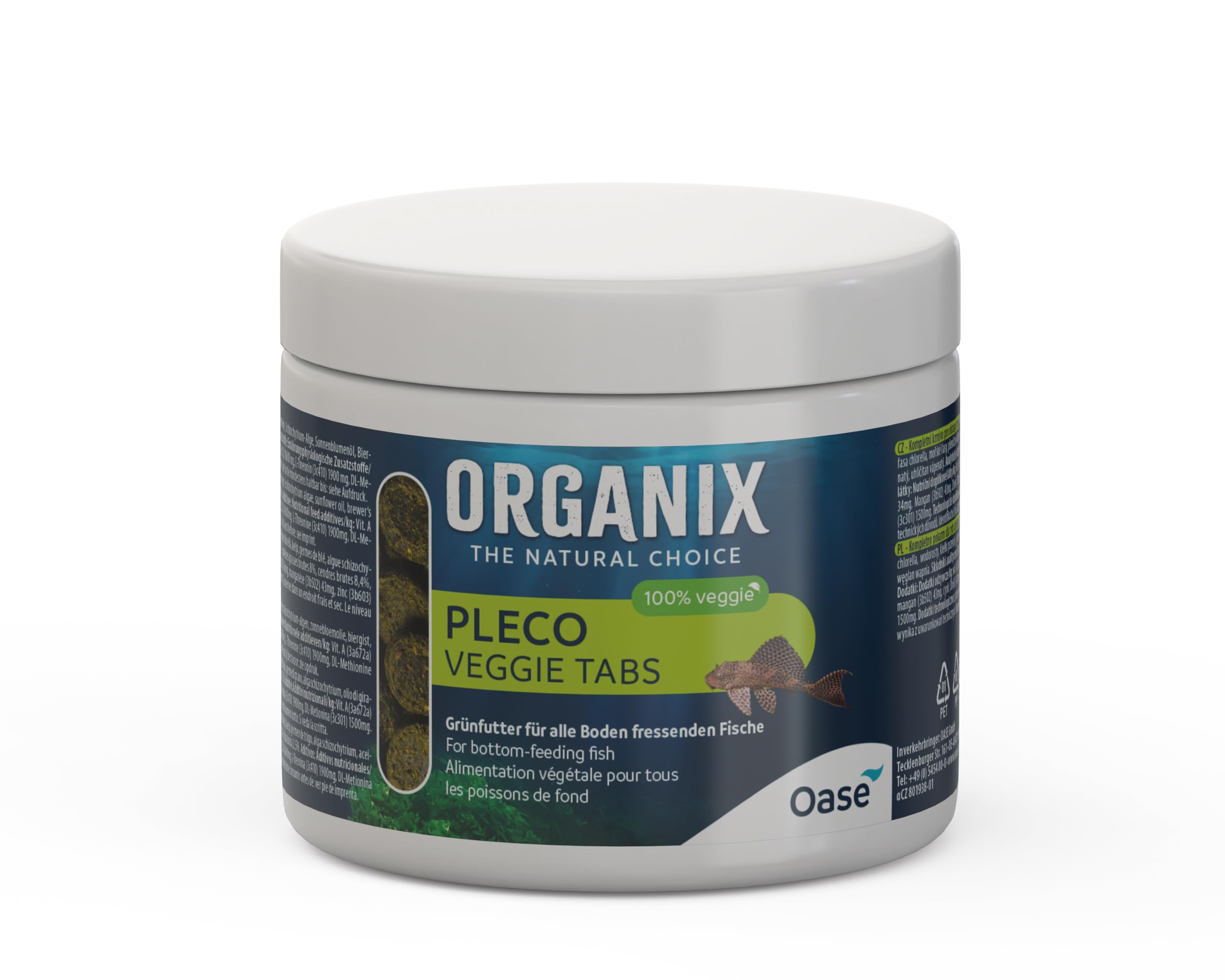 oase-organix-pleco-veggie-tabs-500-ml-gr-nfutter-tabs-f-r-bodenfresser image 2