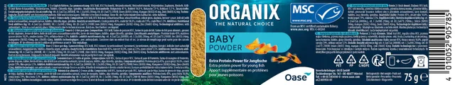 oase-organix-90578-baby-aufzuchtfutter-175-ml-pulver-f-r-jungfische image 1