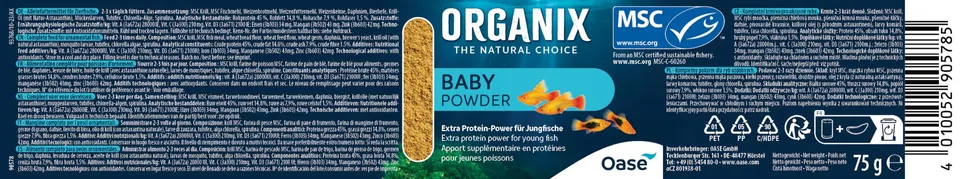 oase-organix-90578-baby-aufzuchtfutter-175-ml-pulver-f-r-jungfische image 1